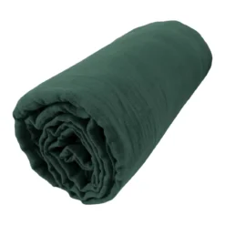 Lenzuolo con angoli garza di cotone(180 x 200 cm) Gaïa Verde Abete