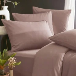 Lenzuolo con angoli in lyocell Tencel™ (90 x 200 cm) Olivia Rosa blush