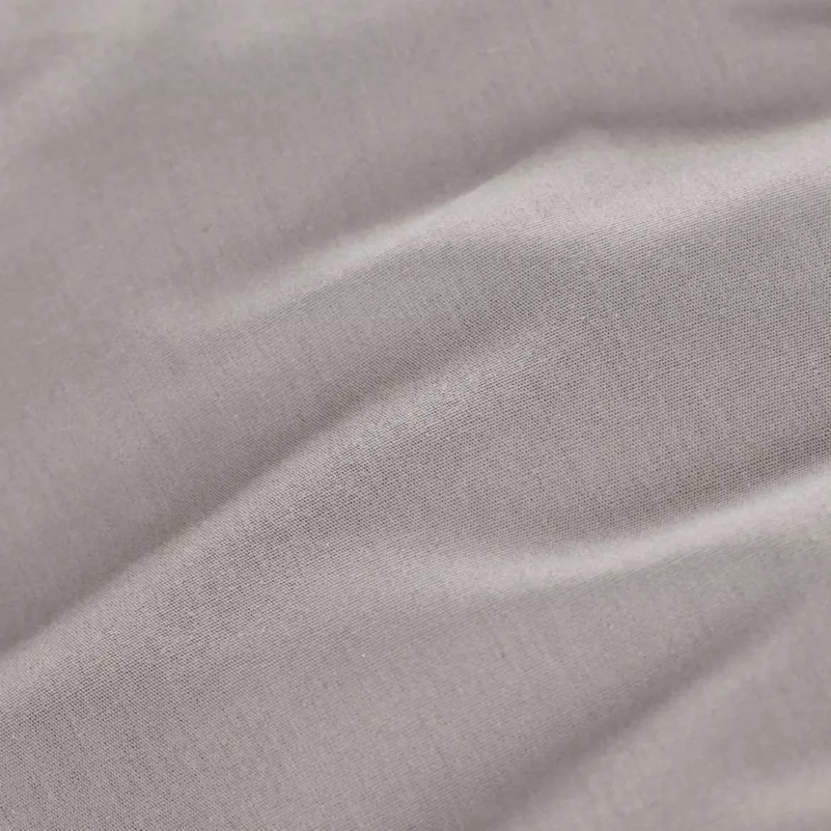 Lenzuolo sopra percalle di cotone (240 x 300 cm) Cali Grigio chiaro