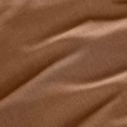 Lenzuolo sopra percalle di cotone (270 x 300 cm) Cali Marrone cioccolato