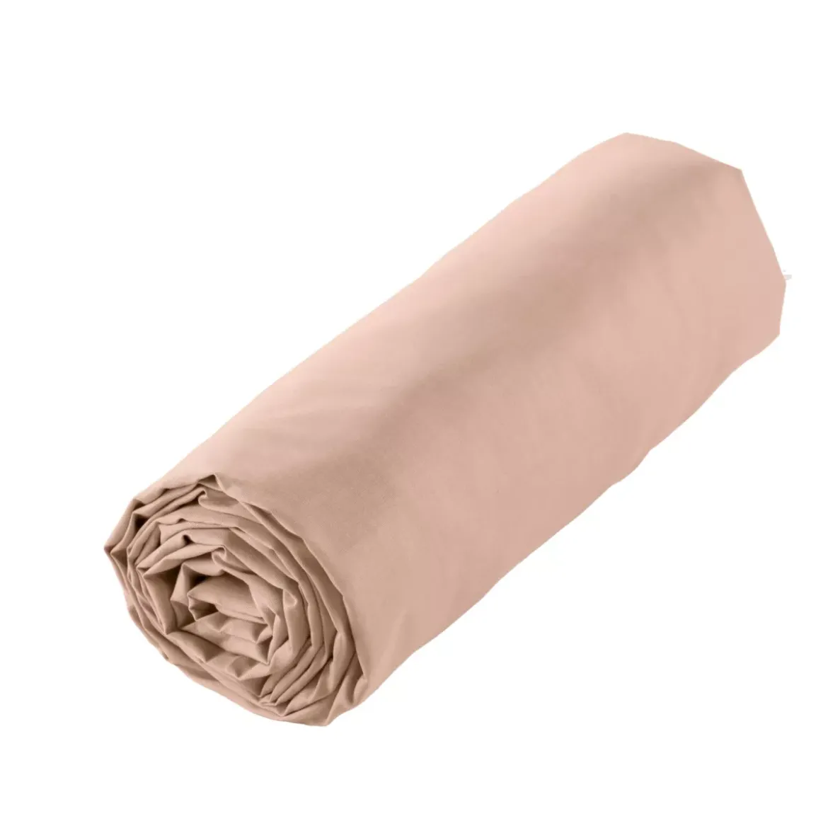 Lenzuolo sotto con angoli in percalle di cotone (160 x 200 cm) Diane Rosa Blush