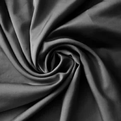 Lenzuolo sotto con angoli in raso di bambù (140 x 200 cm) Sienna Nero