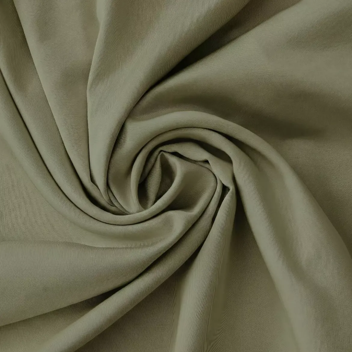 Lenzuolo sotto in raso di bambù (90 x 200 cm) Sienna Verde rosmarino