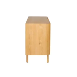 Madia 2 ante in rovere massiccio (107 x 80 cm) Oakland Naturale