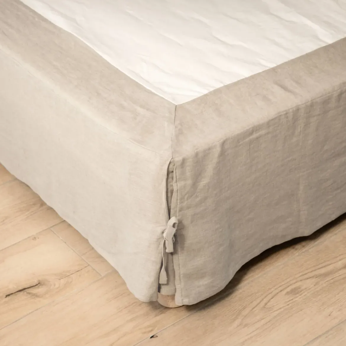 Mantovana lino lavato (180 x 200 cm) Louise Beige
