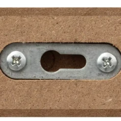 Mensola angolare in legno (25 cm) Bianco
