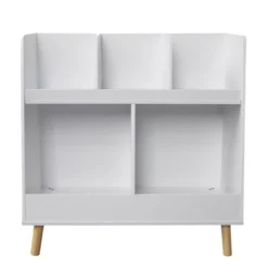 Mobile da parete per bambini in legno 5 scomparti (H70 cm) Hector Bianco