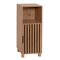 Mobiletto basso bagno in legno (86 x 35 cm) Karma Naturale
