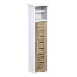 Mobiletto portarolo wc con riserva (75 cm) Stockholm Bianco