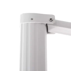 Ombrellone decentrato rettangolare in alluminio con base (3 x 4 m) Elyra Bianco e Grigio