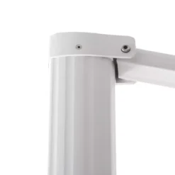 Ombrellone decentrato rettangolare in alluminio con base (3 x 4 m) Elyra Bianco e Antracite