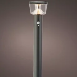 Paletto da giardino solare 40 LED 600 lumen (H94 cm) Orion Grigio antracite