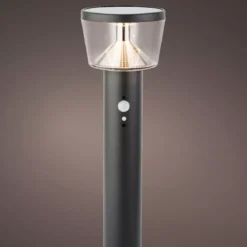Paletto da giardino solare 40 LED 600 lumen (H54 cm) Orion Grigio antracite