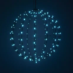 Palloncino Luminoso Digitale 168 LED (D40 cm) Pieghevole Multicolore