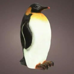 Pinguino luminoso fibra di vetro 8 LED (50 cm) Zélian Bianco freddo