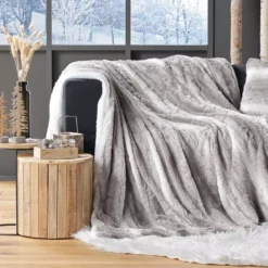 Plaid ecopelliccia (220 cm) Sven Beige