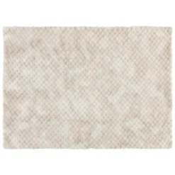 Plaid ecopelliccia (120 x 160 cm) Adriel Beige