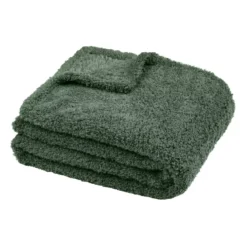 Plaid in pile (220 cm) Montreal Verde giada