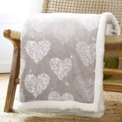 Plaid morbido (160 cm) Adelaïde Beige