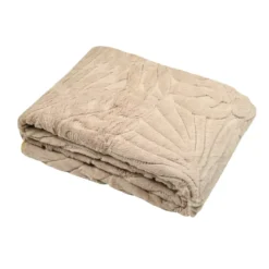 Plaid Pile (160 cm) Quito Beige