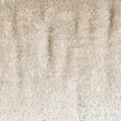 Poggiapiedi in tessuto testurizzato (H45,5 cm) Oblo Beige