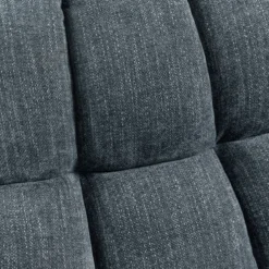Poltrona girevole in tessuto (seduta 47 cm) Rezo Azzurro chiaro