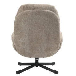 Poltrona girevole in tessuto (seduta 49 cm) Moor Beige Sabbia