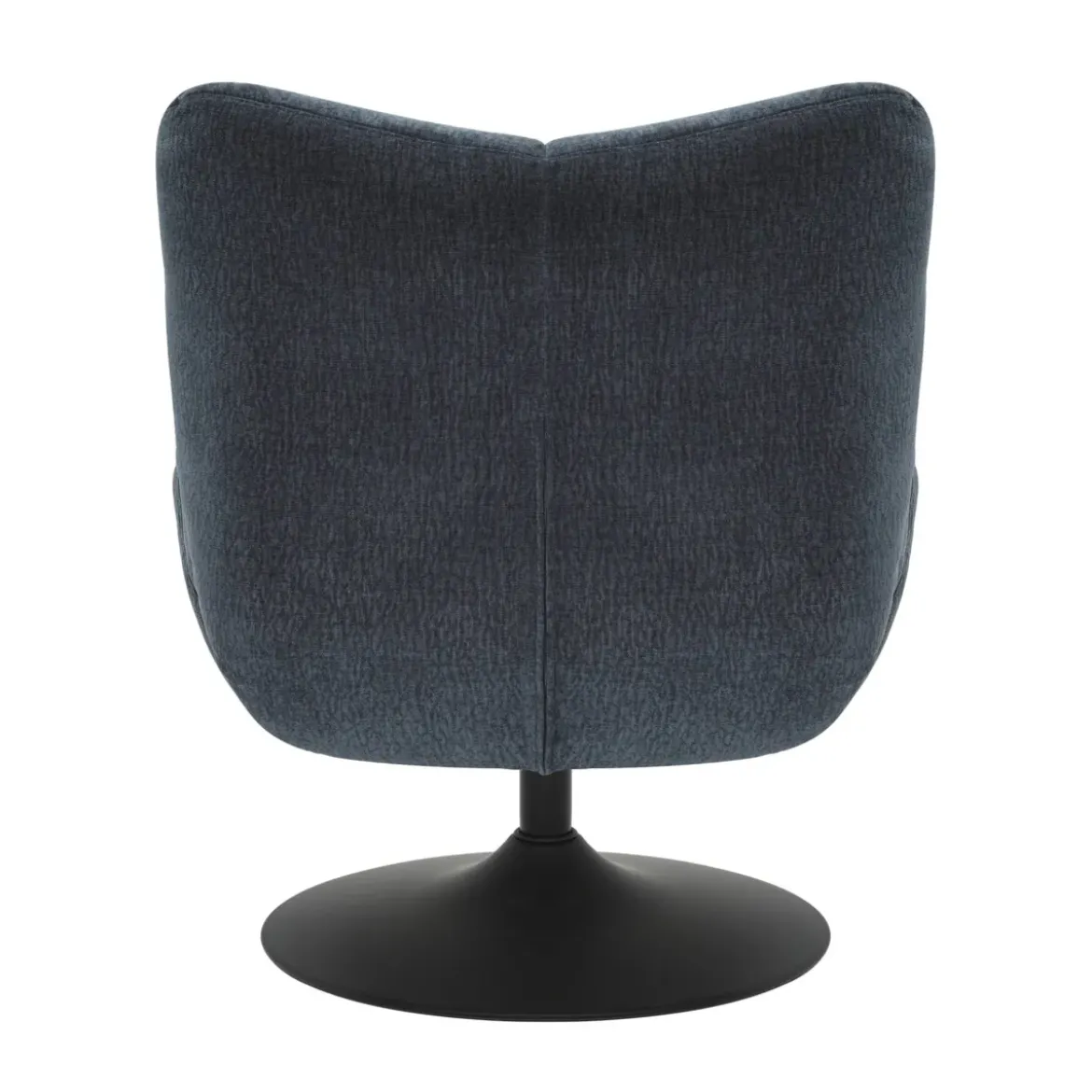 Poltrona girevole in tessuto testurizzato (seduta 46 cm) Axis Blu navy