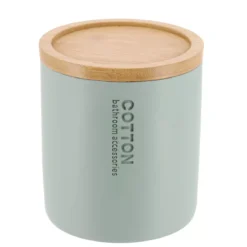 porta dischetti struccanti Purebamboo Verde eucalipto