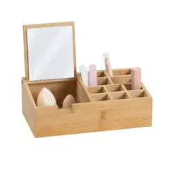Portaoggetti Miroir 10 scomparti Bambù