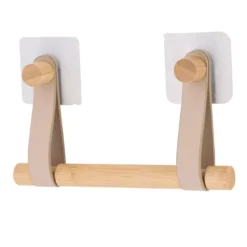 Portarotolo adesivo per carta igienica easy Chic ecopelle Beige