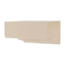 Portarotolo carta igienica da parete adesivo in metallo Boho-chic Beige grigio