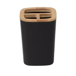 Portaspazzolino da denti Evy Nero