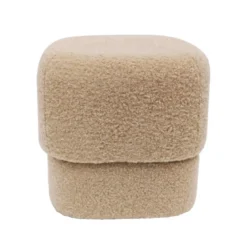 Pouf Bouclé (H40 cm) Modoro Beige