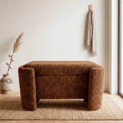 Pouf contenitore in velluto (H40 cm) Chris Marrone