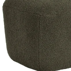 Pouf in bouclé (H43 cm) Nyxor Verde scuro