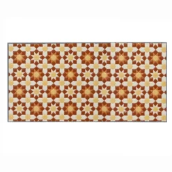 Scaffale da esterno pieghevole in mosaico (H118 cm) Madrid Marrone