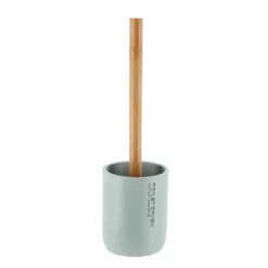 Scopino WC in poliresina Purebamboo Verde eucalipto