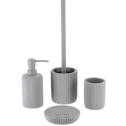 Scopino WC Timeless Striato Grigio chiaro