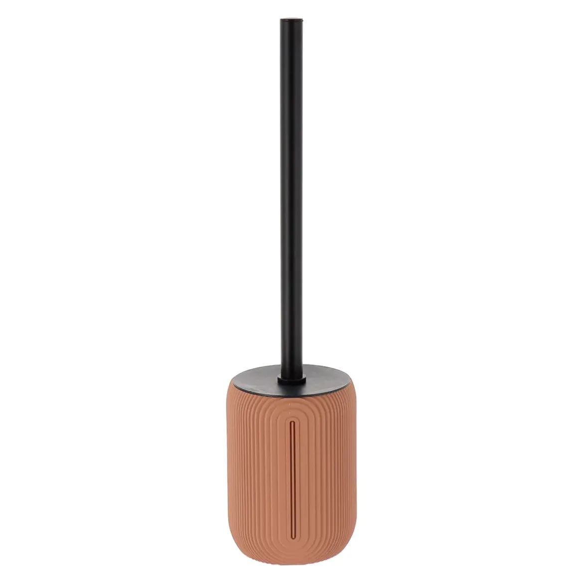 Scovolino WC con coperchio Minimalist geometrico Rosa cipria