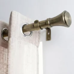 Set bastone per tenda allungabile (L120 - L210 cm / D19 mm) Brasserie Bronzo