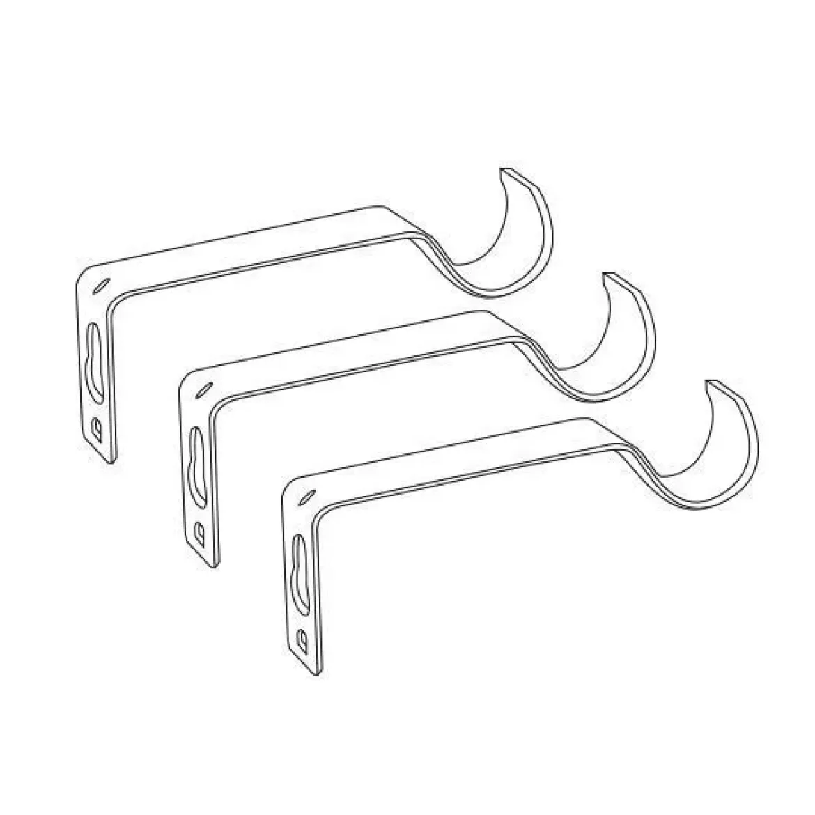 Set bastone per tenda allungabile (L210 - L380 cm / D19 mm) Brasserie Bronzo