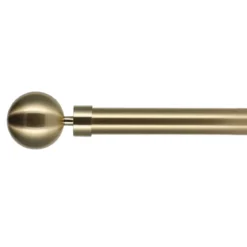 Set bastone tenda allungabile (L210 - L380 cm / D28 mm) Hera Oro