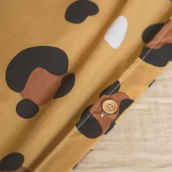 Set copripiumino e due federe per bambini in cotone (200 x 200 cm) Lola Caramel
