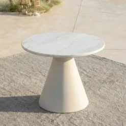 Set da giardino effetto rattan e alluminio 5 posti 5 pezzi Riviera Beige