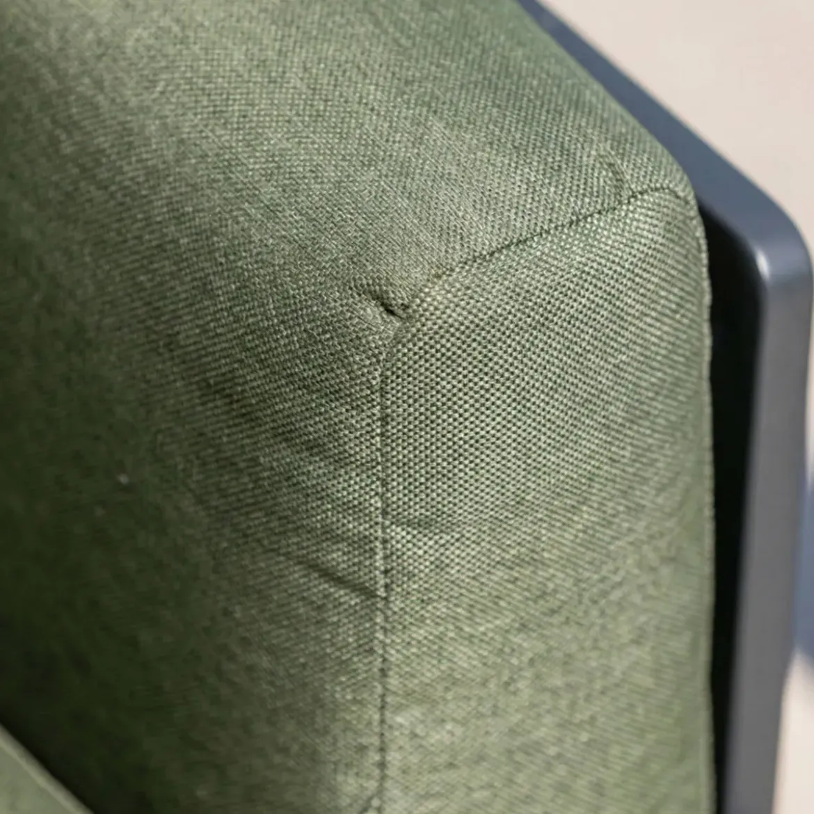 Set da giardino in alluminio 5 posti 5 pezzi Monte Carlo Grigio antracite e verde rosmarino