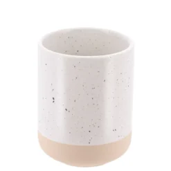 Set di accessori per il bagno gres maculato Pietra Beige