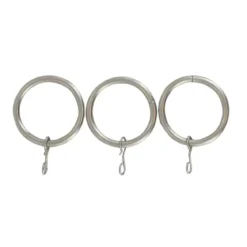 Set di 8 anelli (D20mm) Jim Argento opaco
