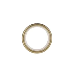 Set di 8 anelli per asta tenda in metallo (D28 mm) Lino Oro