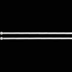 Set di 2 bacchette regolabili rotonde (60 a 80 cm) Bianco
